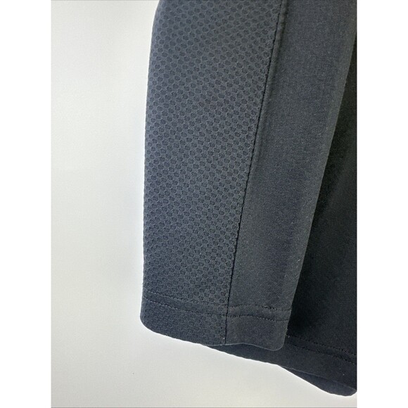 Lands End Quarter Zip Pullover Black Performance Lightweight Stretch Women Large - Picture 2 of 12